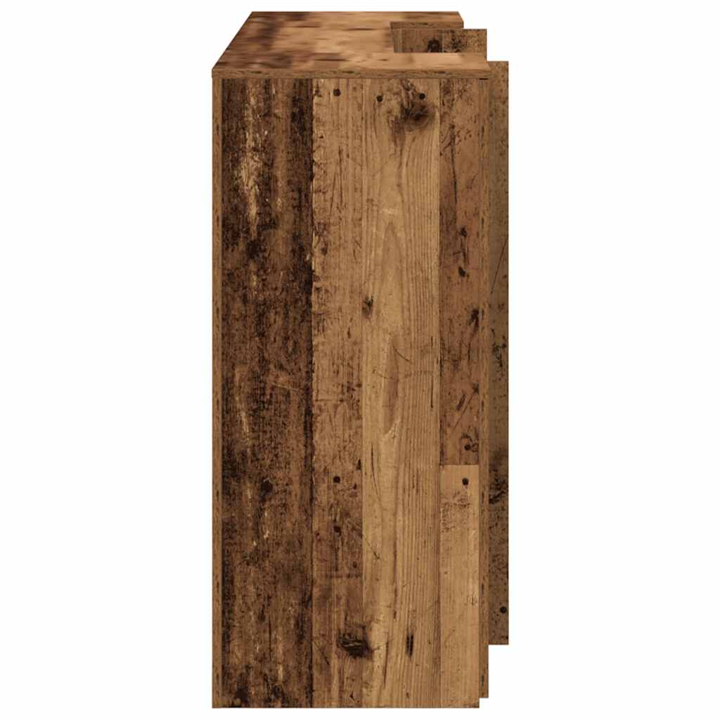 receptionsskranke 180x50x103,5 cm konstrueret træ antikt træ
