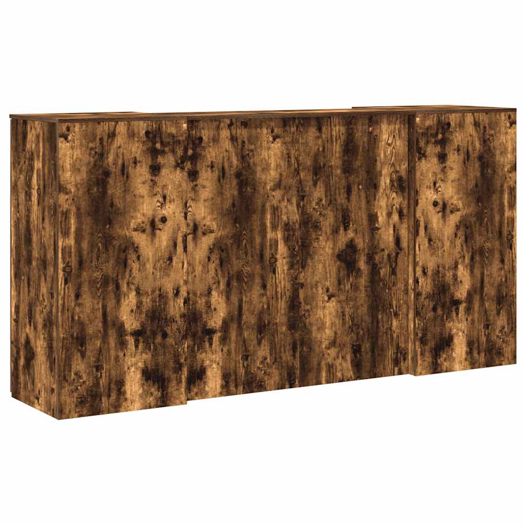 receptionsskranke 200x50x103,5 cm røget egetræsfarve