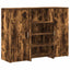 receptionsskranke 135x50x103,5 cm røget egetræsfarve