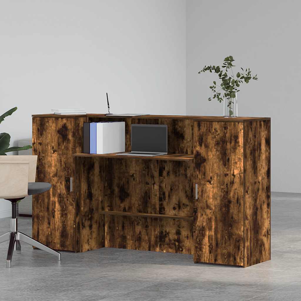 receptionsskranke 180x50x103,5 cm konstrueret træ