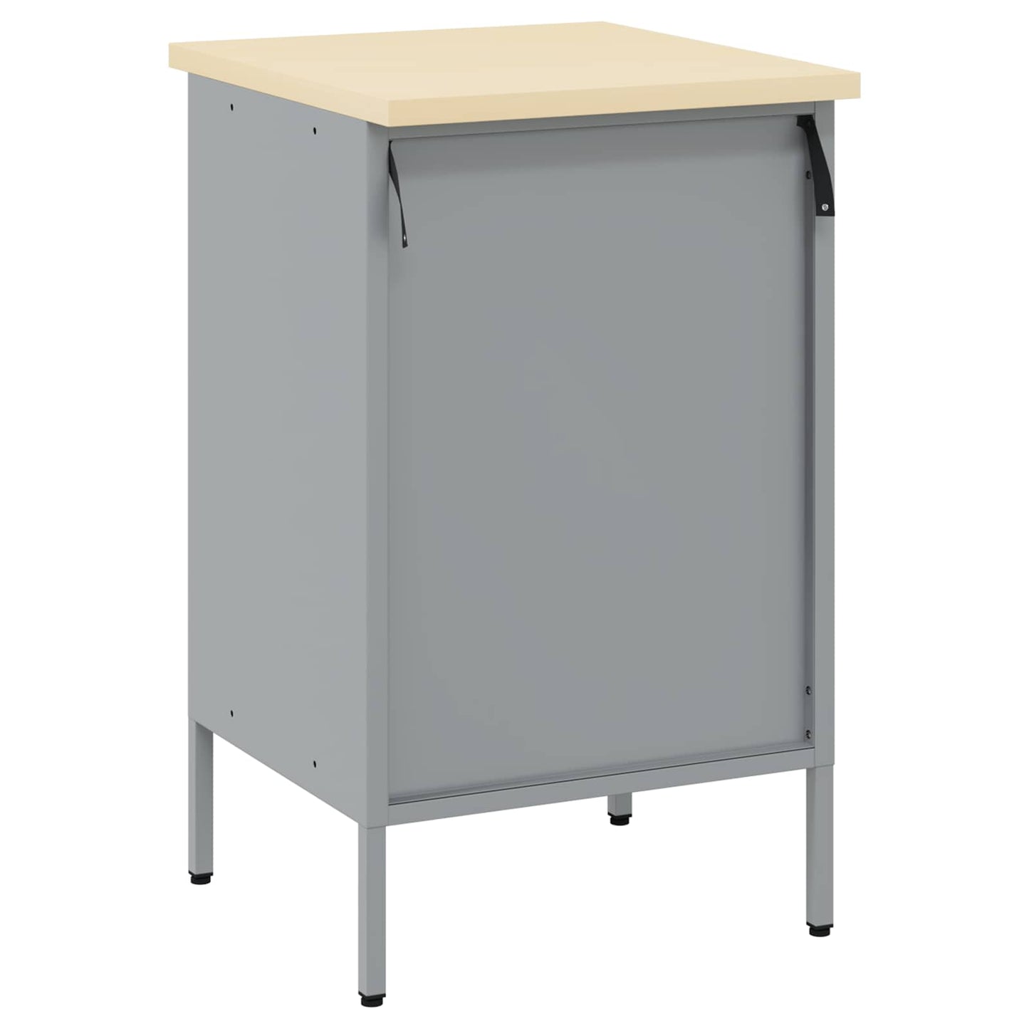 Arbejdsbænk Rød og Grå 50 x 55 x 85 cm Ingeniørtræ og stål