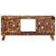 tv-bord 105x46x32 cm massivt genbrugstræ