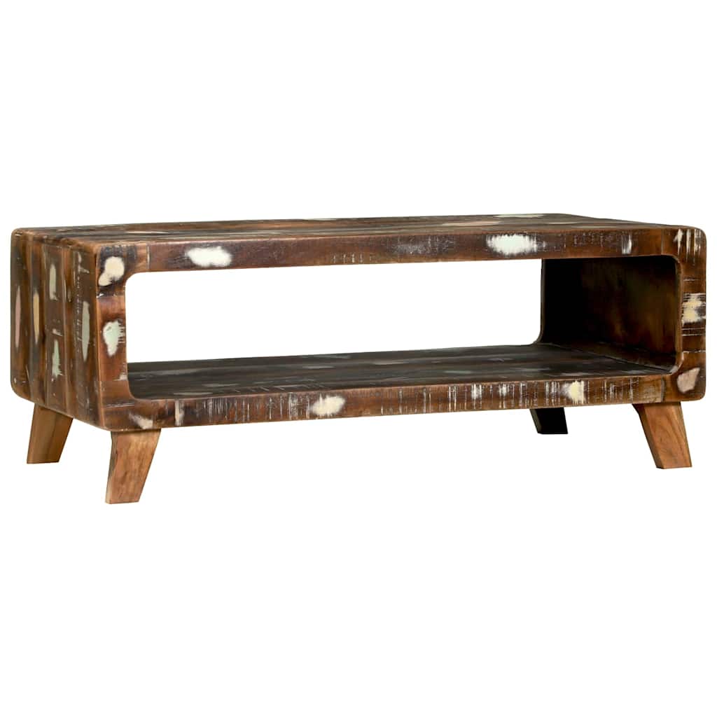 Sofabord Flerfarvet 90 x 50 x 35 cm Solid genbrugs træ