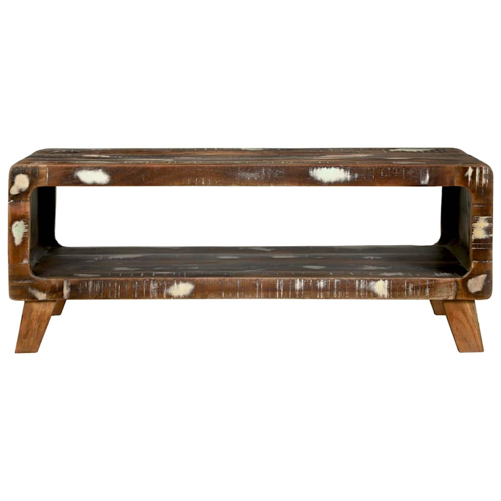 Sofabord Flerfarvet 90 x 50 x 35 cm Solid genbrugs træ