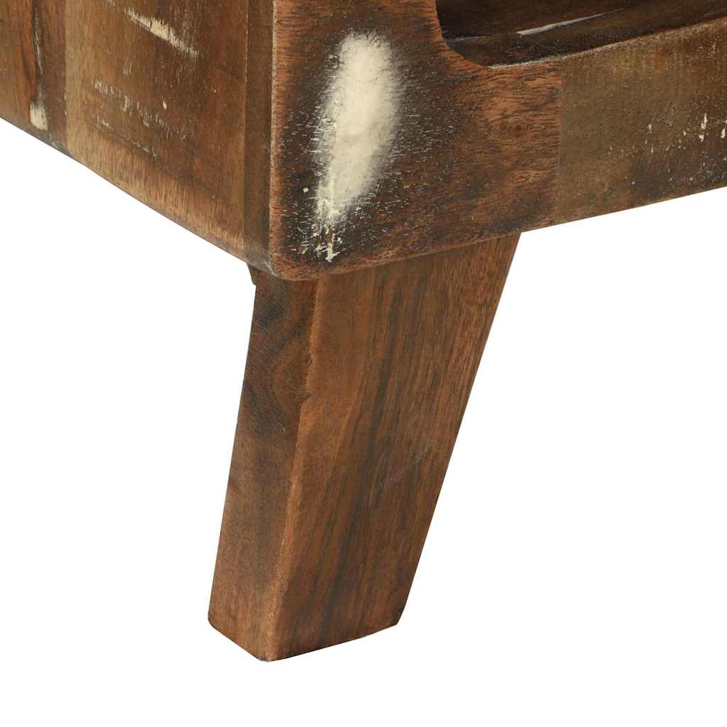 Sofabord Flerfarvet 50 x 50 x 35 cm Solid genbrugs træ