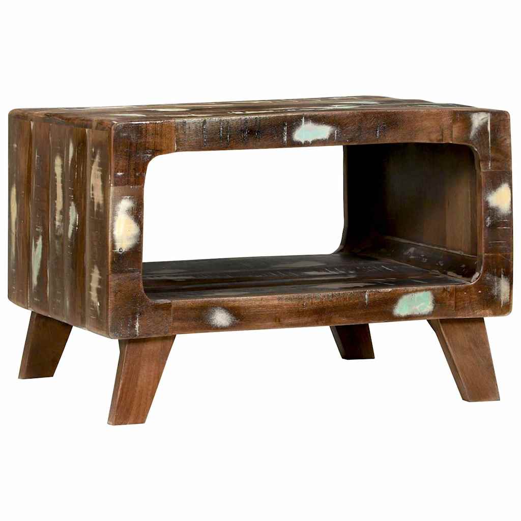 Sofabord Flerfarvet 50 x 50 x 35 cm Solid genbrugs træ