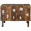 Sofabord Flerfarvet 50 x 50 x 35 cm Solid genbrugs træ