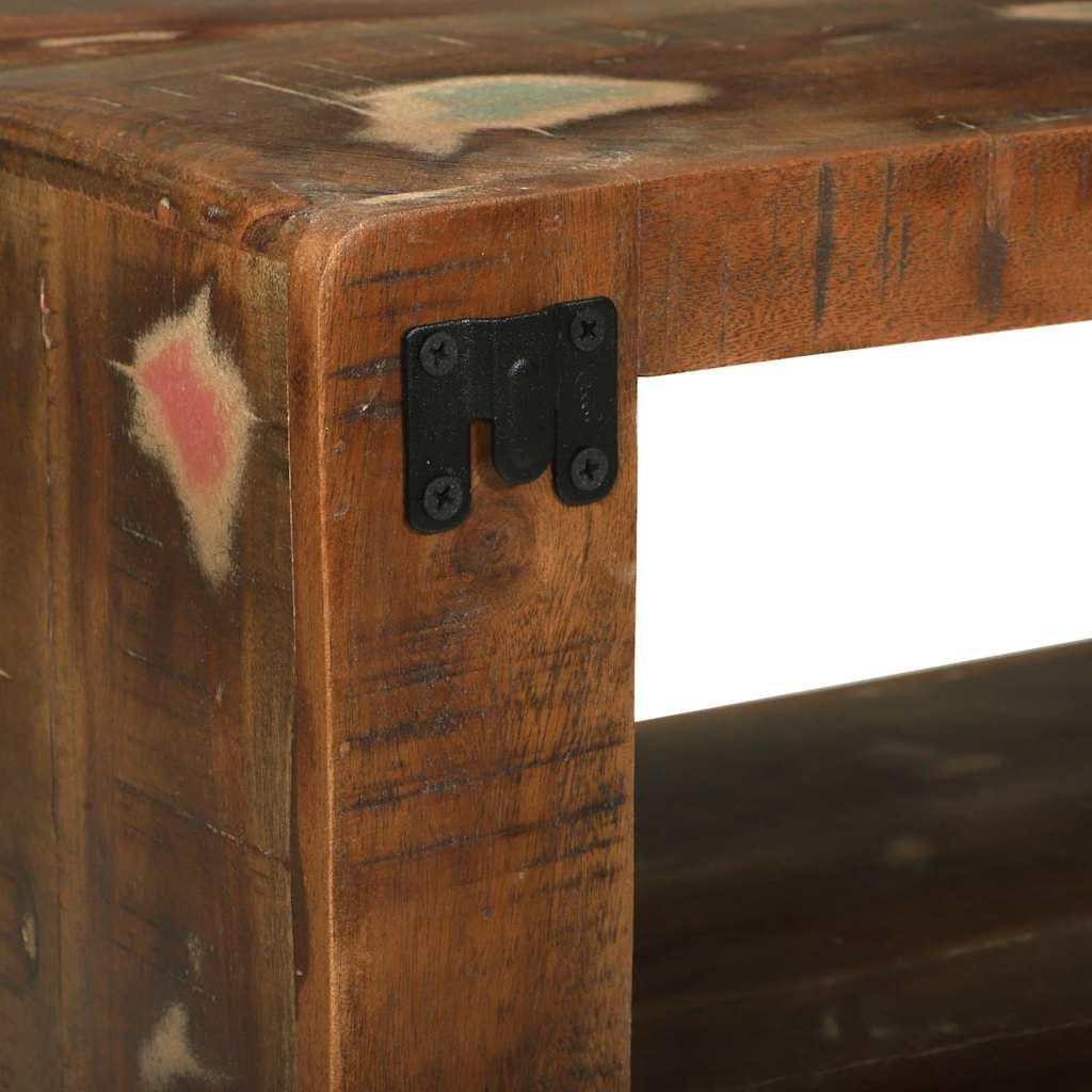 TV-skab Flerfarvet 60 x 30 x 25 cm Massivt genbrugstræ