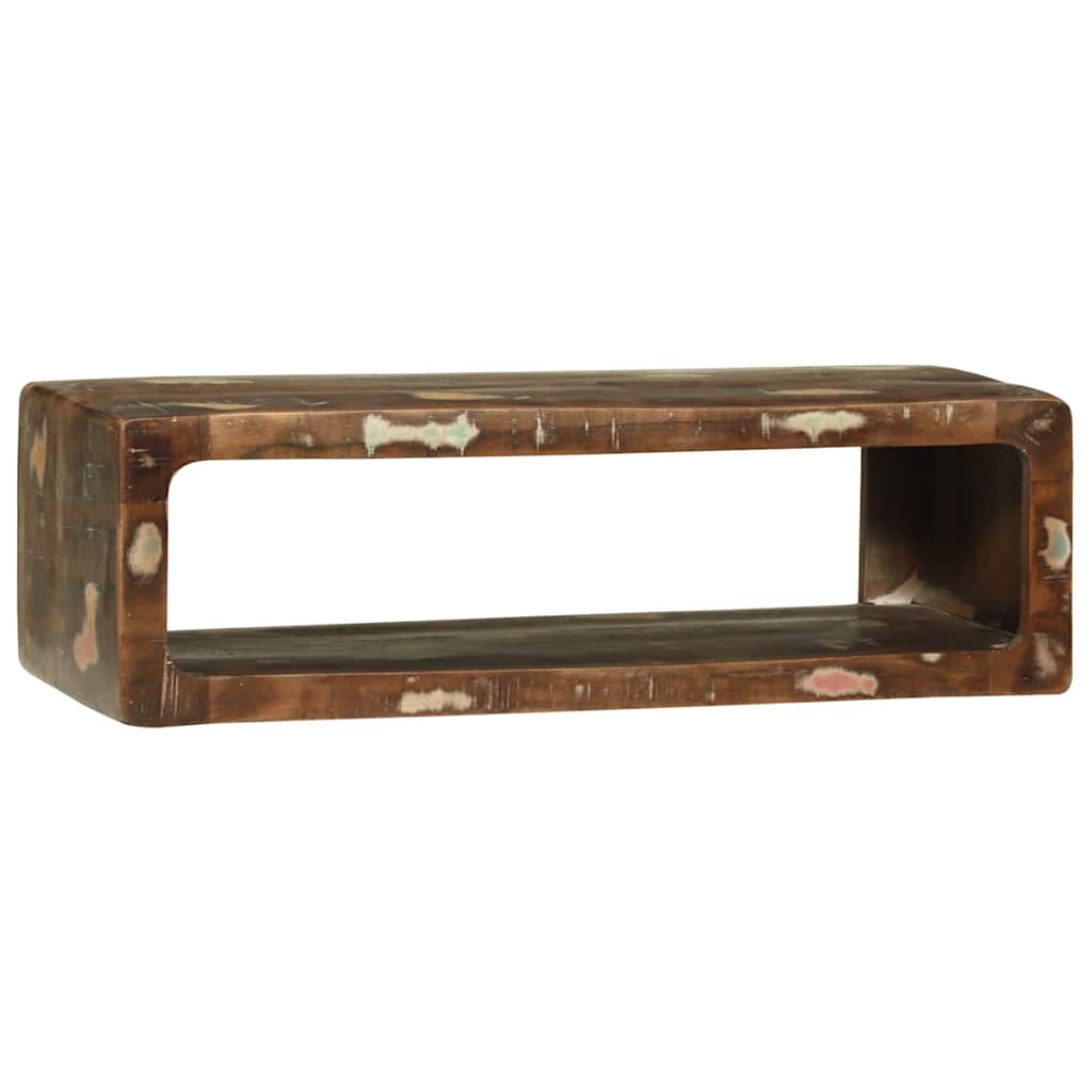 TV-skab Flerfarvet 80 x 30 x 25 cm Massivt genbrugstræ