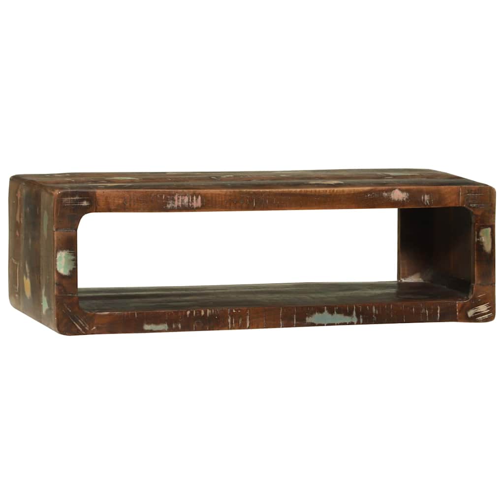 TV-skab Flerfarvet 80 x 30 x 25 cm Massivt genbrugstræ