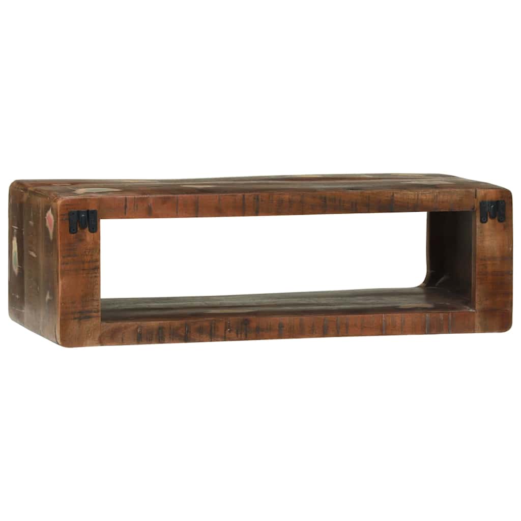 TV-skab Flerfarvet 80 x 30 x 25 cm Massivt genbrugstræ