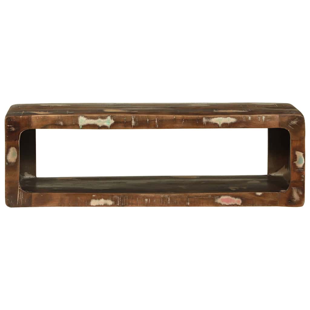 TV-skab Flerfarvet 80 x 30 x 25 cm Massivt genbrugstræ