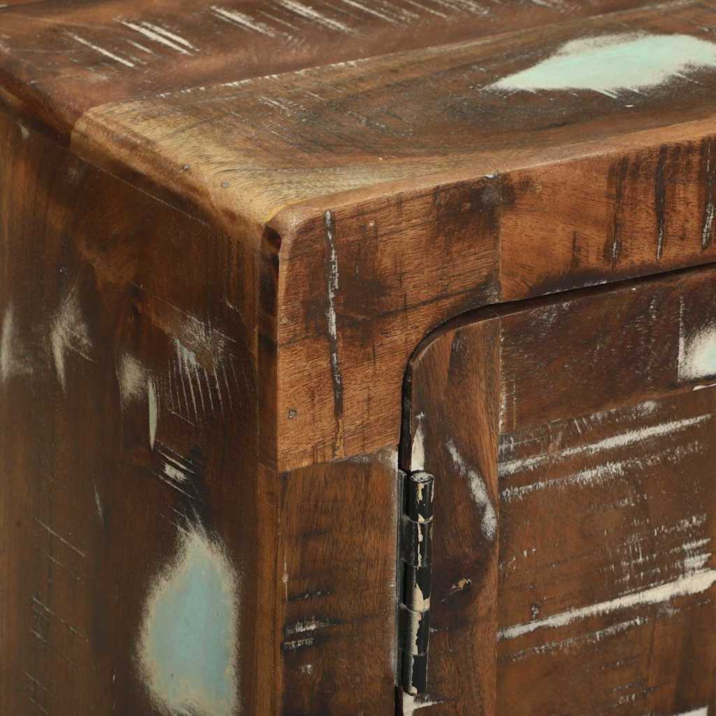 Sofabord Flerfarvet 80 x 54 x 45 cm Solid genbrugs træ