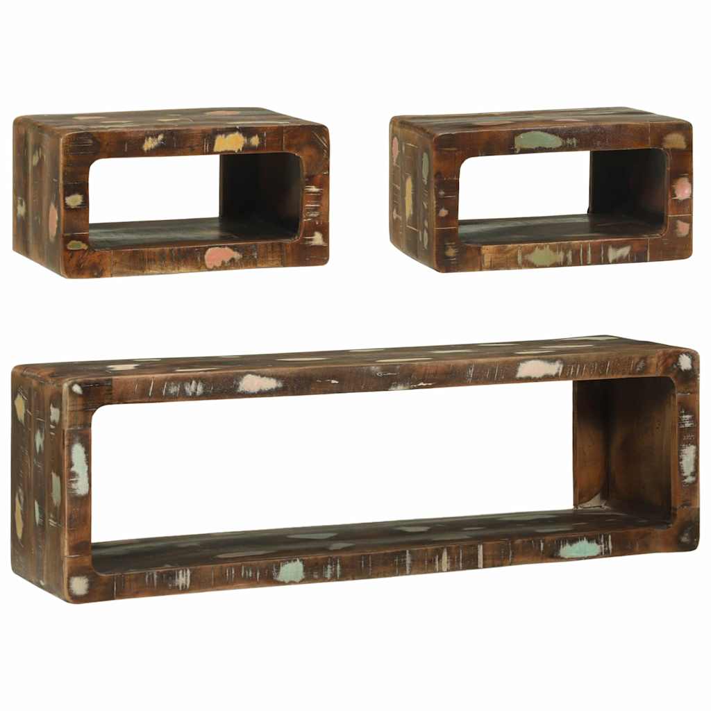 TV-møbelsæt 3 stk. Flerfarvet 100 x 30 x 32 cm