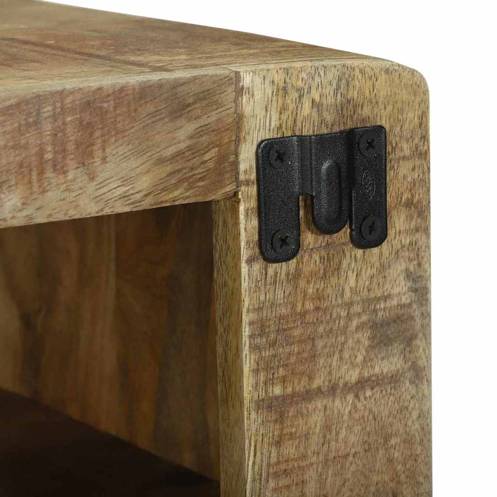 TV-skab med hylde Brun 60 x 32 x 36 cm Massivt mangotræ