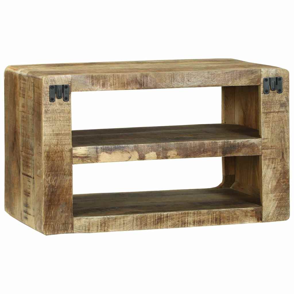 TV-skab med hylde Brun 60 x 32 x 36 cm Massivt mangotræ