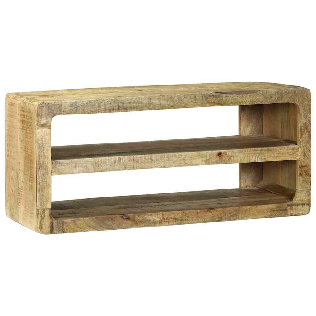 TV-skab med hylde Brun 80 x 32 x 36 cm Massivt mangotræ