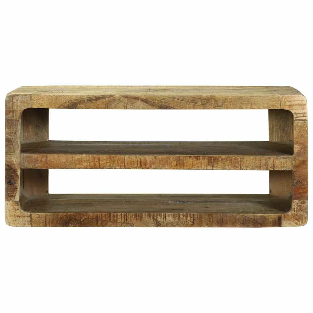 TV-skab med hylde Brun 80 x 32 x 36 cm Massivt mangotræ