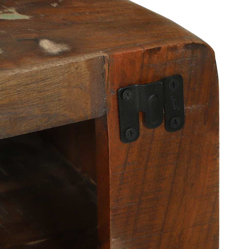 TV-skab Flerfarvet 80 x 32 x 36 cm Massivt genbrugstræ