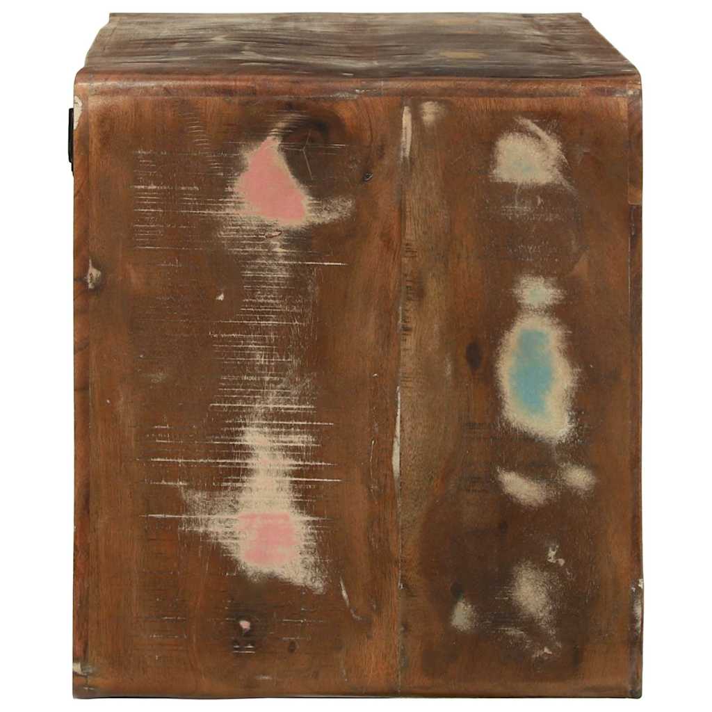 TV-skab Flerfarvet 80 x 32 x 36 cm Massivt genbrugstræ