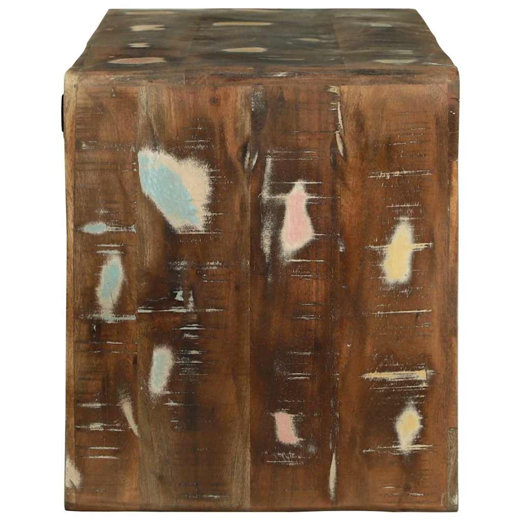 TV-skab Flerfarvet 100 x 32 x 36 cm Massivt genbrugstræ