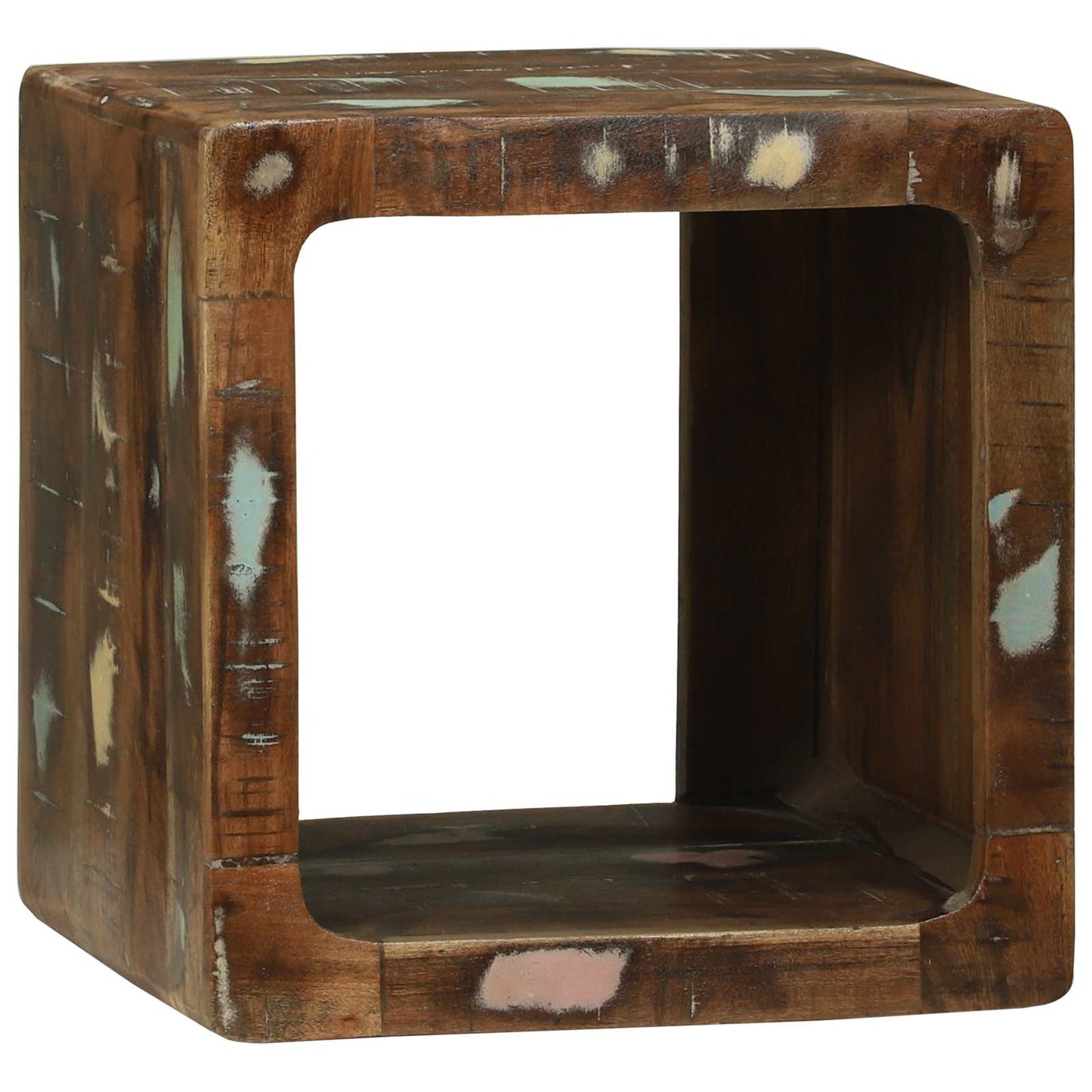 TV Enheder 2 stk. Flerfarvet 36 x 30 x 36 cm Solid genbrugs træ