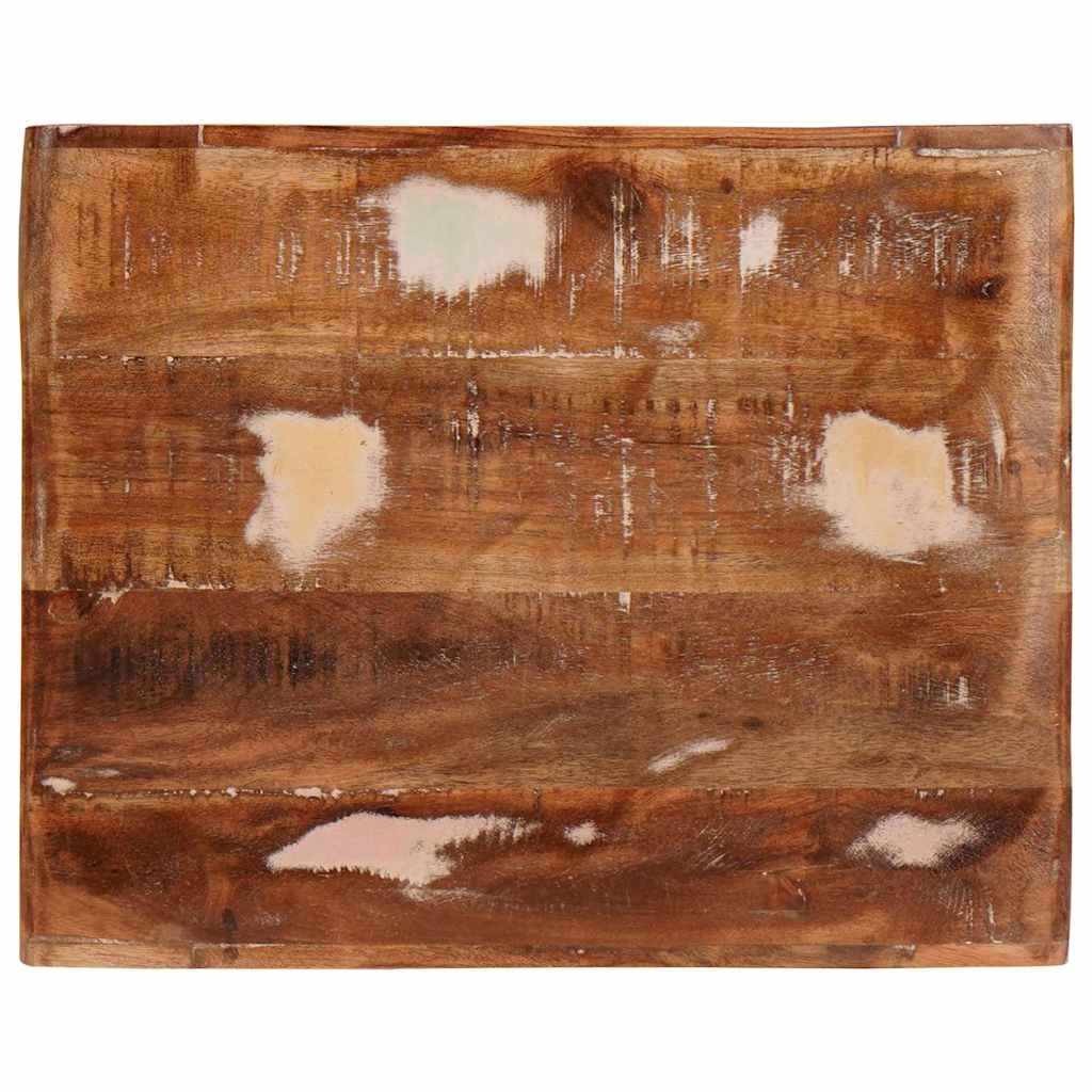 Endebord med hylde Brun 40 x 32 x 46 cm Solid genbrugs træ