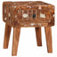Endebord med skuffe Brun 40 x 32 x 46 cm Solid genbrugs træ