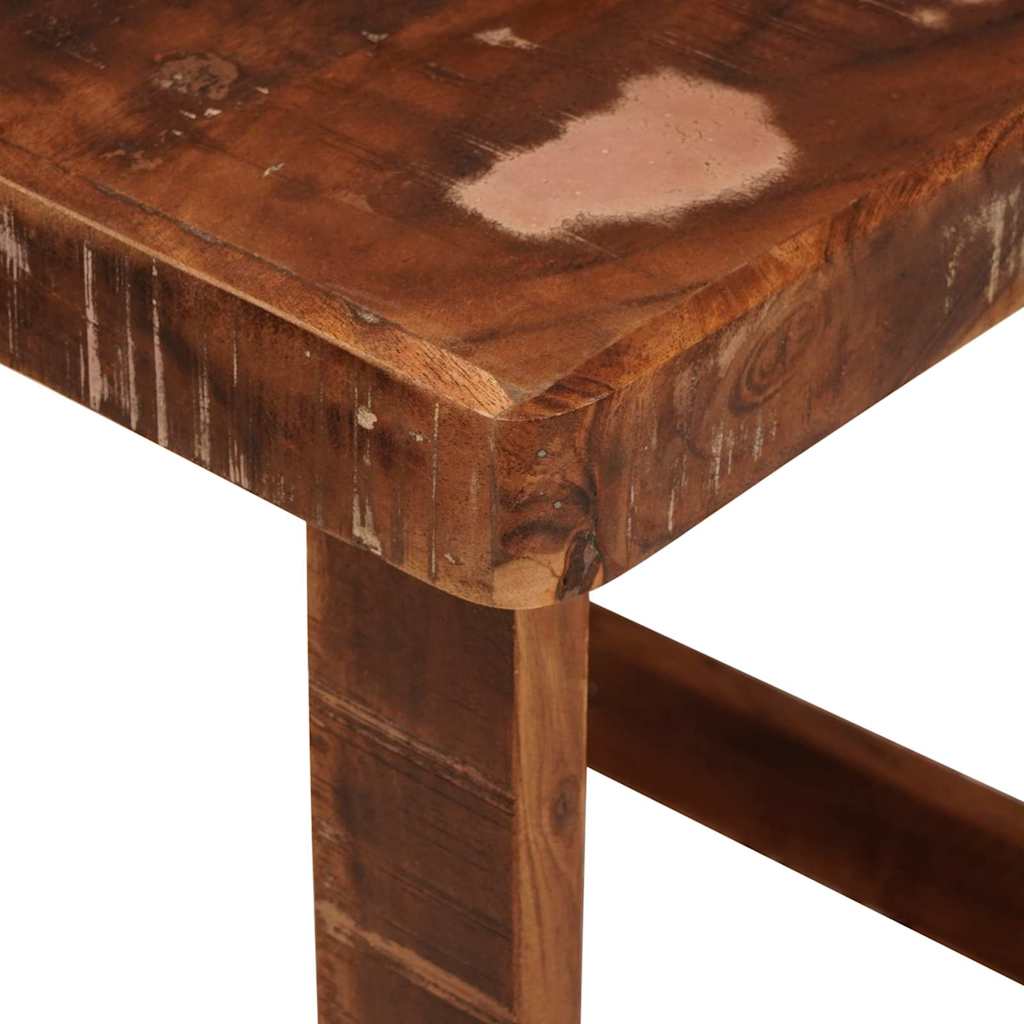 Indskudsborde 2 stk. Brun 46 x 46 x 45 cm Solid genbrugs træ