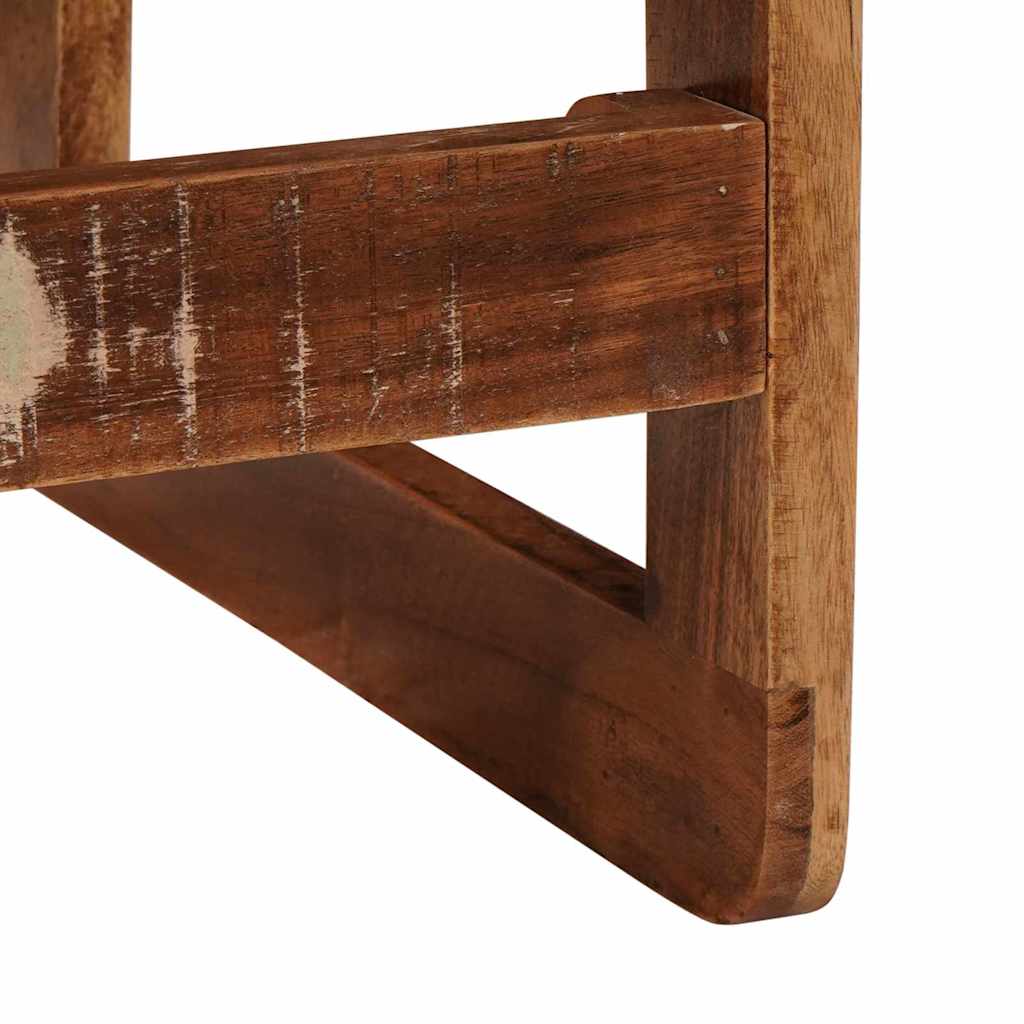 Indskudsborde 2 stk. Brun 46 x 46 x 45 cm Solid genbrugs træ