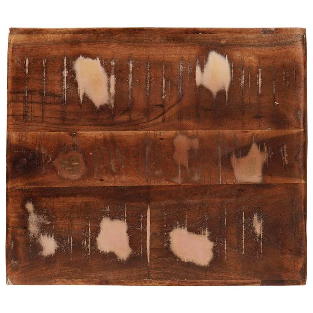 Indskudsborde 2 stk. Brun 46 x 40 x 46 cm Solid genbrugs træ