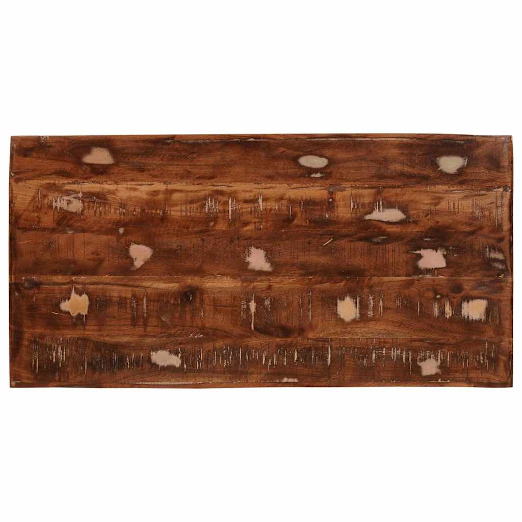 Klædeskab med spejl Brun 90 x 76 x 45 cm Solid genbrugs træ