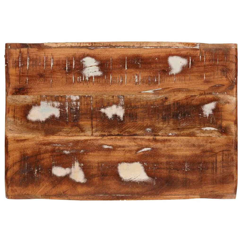 Vinfad med opbevaring Brun 44 x 30 x 35 cm Solid genbrugs træ
