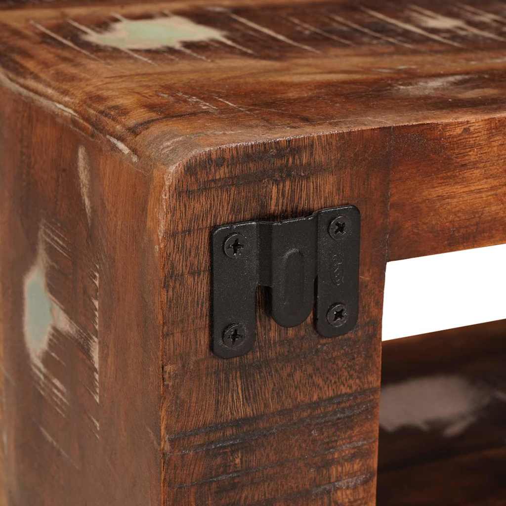 Sengebord 2 stk. Brun 45 x 30 x 24 cm Solid genbrugs træ
