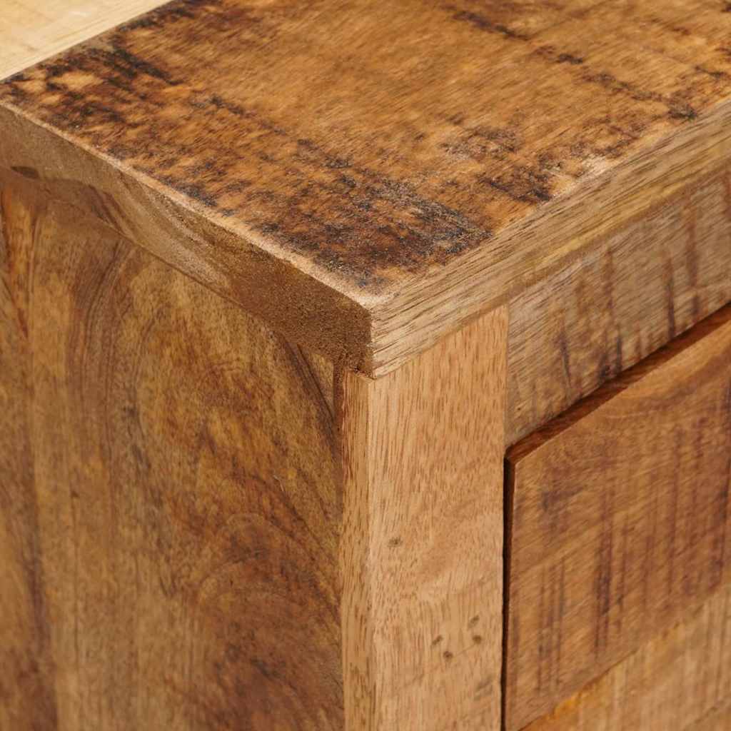 Sideskab med skuffe Brun 70 x 38 x 63 cm Massivt mangotræ