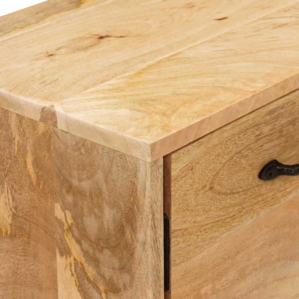 TV-borde med skuffe Brun 110 x 30 x 46 cm Massivt mangotræ