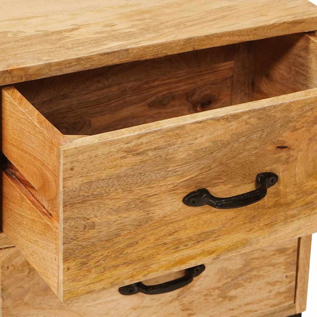 TV-borde med skuffe Brun 110 x 30 x 46 cm Massivt mangotræ