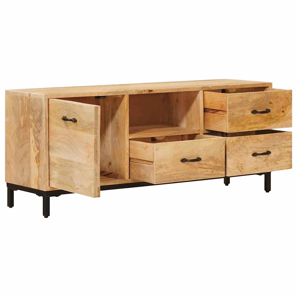 TV-borde med skuffe Brun 110 x 30 x 46 cm Massivt mangotræ