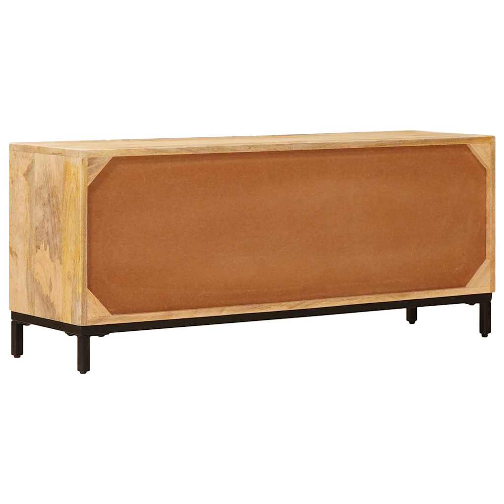 TV-borde med skuffe Brun 110 x 30 x 46 cm Massivt mangotræ