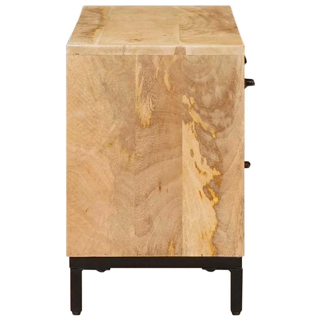 TV-borde med skuffe Brun 110 x 30 x 46 cm Massivt mangotræ
