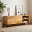Opbevaringsskabe med dør Brun 110 x 30 x 40 cm Massivt mangotræ