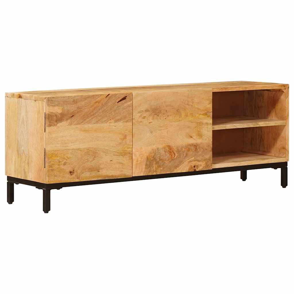 Opbevaringsskabe med dør Brun 110 x 30 x 40 cm Massivt mangotræ