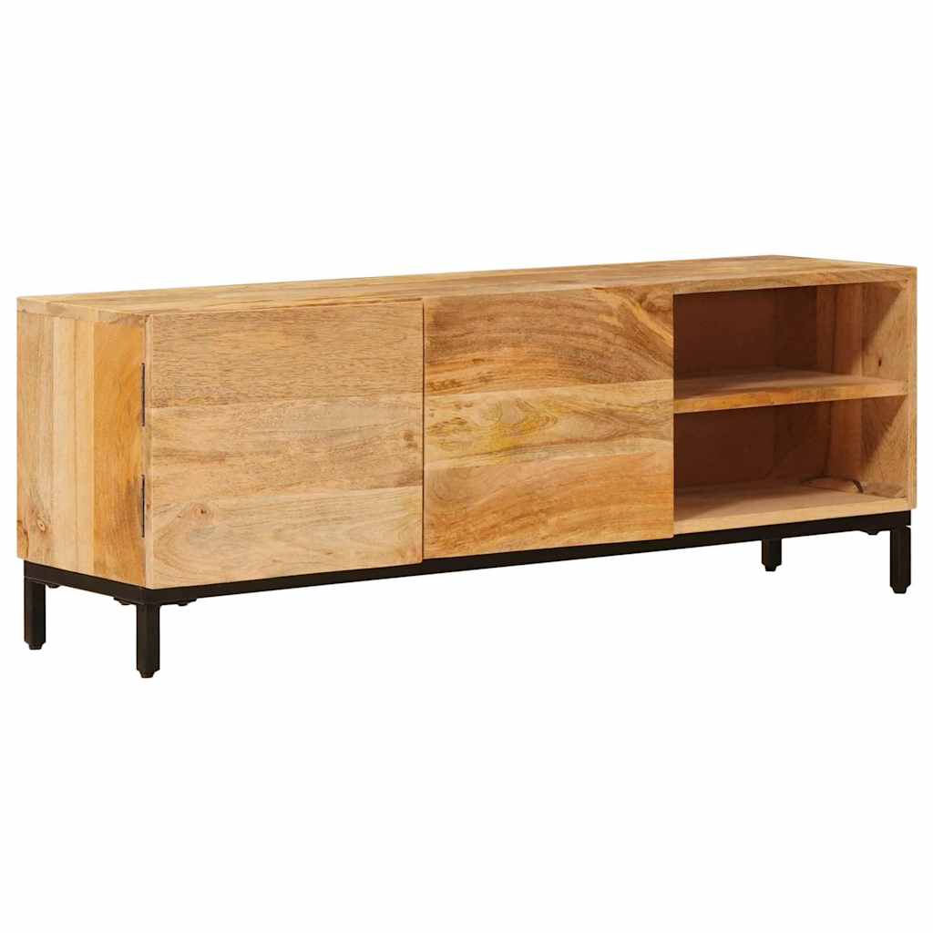 Opbevaringsskabe med dør Brun 110 x 30 x 40 cm Massivt mangotræ