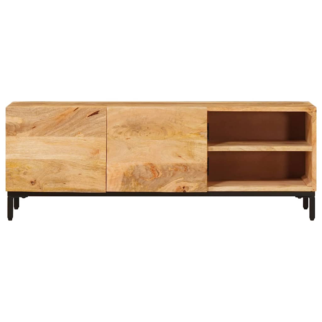 Opbevaringsskabe med dør Brun 110 x 30 x 40 cm Massivt mangotræ