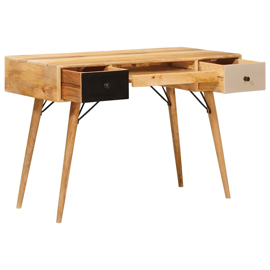 Skrivebord med skuffe Brun 110 x 55 x 76 cm Massivt mangotræ