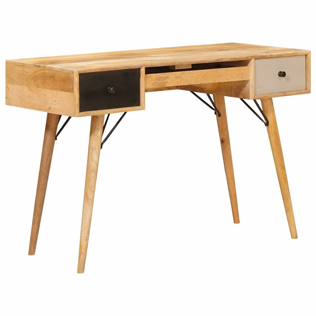 Skrivebord med skuffe Brun 110 x 55 x 76 cm Massivt mangotræ
