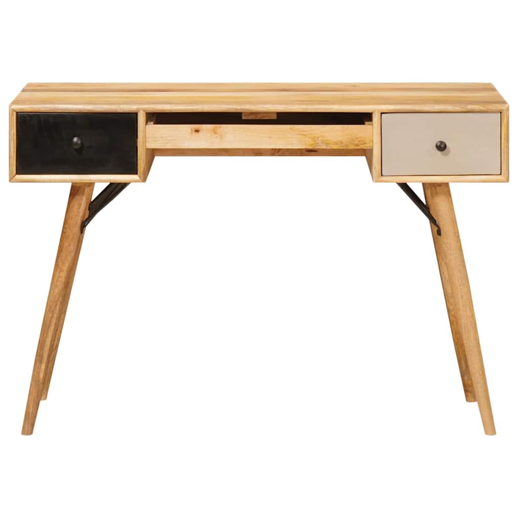 Skrivebord med skuffe Brun 110 x 55 x 76 cm Massivt mangotræ