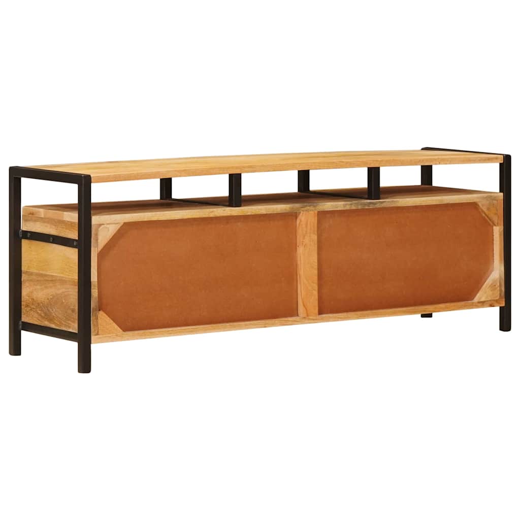 Opbevaringsskabe med dør Brun 110 x 30 x 40 cm Massivt mangotræ