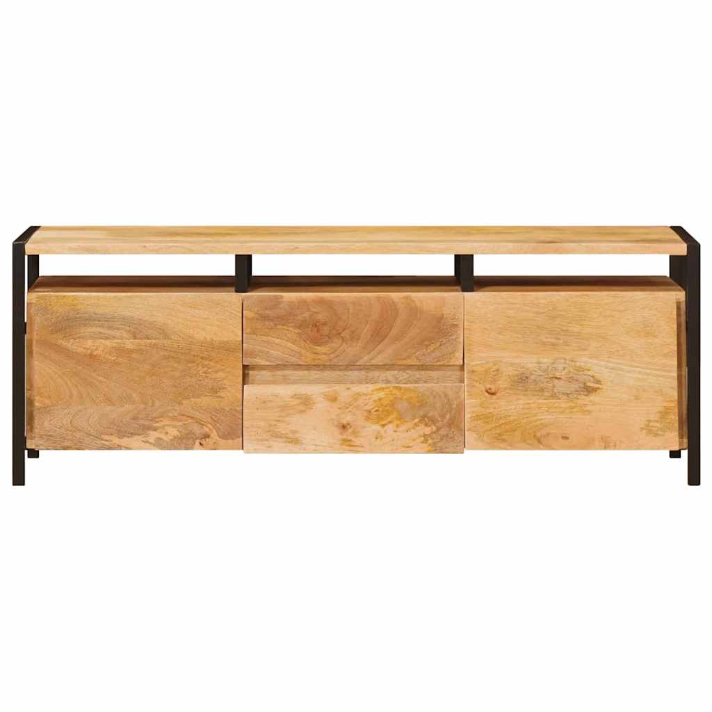 Opbevaringsskabe med dør Brun 110 x 30 x 40 cm Massivt mangotræ