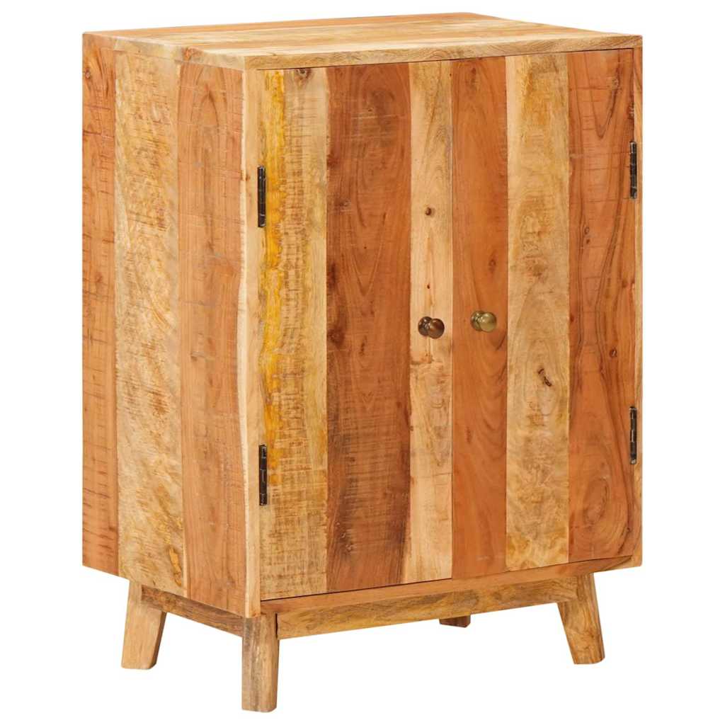 Opbevaringsskabe med dør Brun 55 x 35 x 75 cm Massivt mangotræ